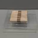 Gejoy 2 Pcs Cakesicle Stand Display Acrylic Cake Pop Stand Reusable Cake Pop Holder Clear Lollipop Holder and 100 Pcs Wood Ice Cream Sticks for Birthday Wedding Baby Shower Parties Dessert Table