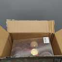 15 Velvet Christmas Ornaments, 3.15 Inch Flocked Balls, Shatterproof Xmas Bulbs, Velvet Ornament Balls (Brown, Beige, White)