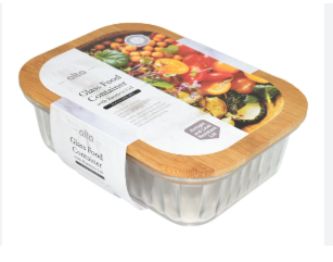  Alta Glass Food Container, Pack 3 