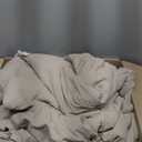 Bedsure California King Comforter Set, Linen Soft Prewashed Bedding for All Seasons, 3 Pieces GentleSoft Bed Set, 1 Lightweight Comforter (104"x96") and 2 Pillowcases (20"x36")