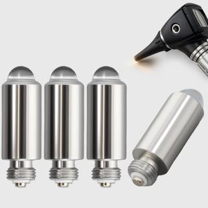 03100-U Halogen Replacement Bulbs Compatible with Welch A-llyn Otoscopes, 3.5 Volt Replacement Bulbs, 4 Pack