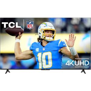 TCL 50-Inch Class S4 4K LED Smart TV with Roku TV (50S450R, 2023 - Model), Dolby Vision, HDR, Dolby Atmos, Works with Alexa, Google Assistant and Apple HomeKit Compatibility, Streaming UHD Television