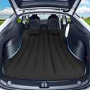 Car Air Mattress, Inflatable Bed Compatible with Tesla Model Y, Thickened Comfortable Durable, Foldable Mattress for Trunk/Rear Seat, Air Bed for Sleep Camping Travel (Black)