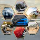 Ford Car Cover Custom Fit for Ford Mustang, Waterproof Car Cover for Automobiles All Weather, Lightweight Full Exterior Cover Outdoor Sun Rain Dust Snow Wind Protection.
