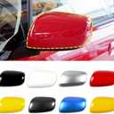 Goholy Car Door Side Rearview Mirror Cover Compatible With Honda Fit Jazz 2009 2010 2011 2012 2013 Housing Rearview Mirror Protective Cover Red Right Side