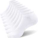 SIXDAYSOX 8/6 Pack Mens Ankle Socks Low Cut Comfort Casual Socks Size 10-13/13-15