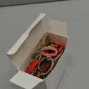 12 Pieces 12 Days of Christmas Ornaments Wooden Set 3.15 Inch Colorful Xmas Twelve Days of Christmas Hanging Ornaments for Xmas Tree (Irregular Style)