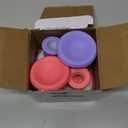 4 Pieces Face Exerciser Facial Yoga for Skin Tighten Firm Jaw ExercisercReducer Double Chin Breathing Device Neck Toning Face Slimming Trainer Tool for Women Lift Skin and Tone