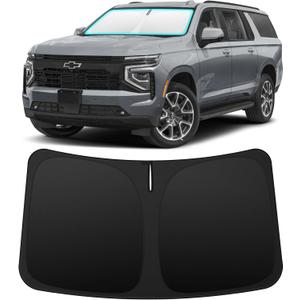 INSAUTO Custom Fit Windshield Sun Shade Accessories for Chevrolet/Chevy Suburban 2021-2026, Foldable Front Window Sunshade, UV & Heat Reflector, Keeps Interior Cool, Includes Storage Bag