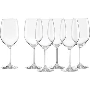 Lenox Tuscany Classics White Wine Glass Set, Buy 4 Get 6, 6 Count (Pack of 1), Clear, 21 ounces