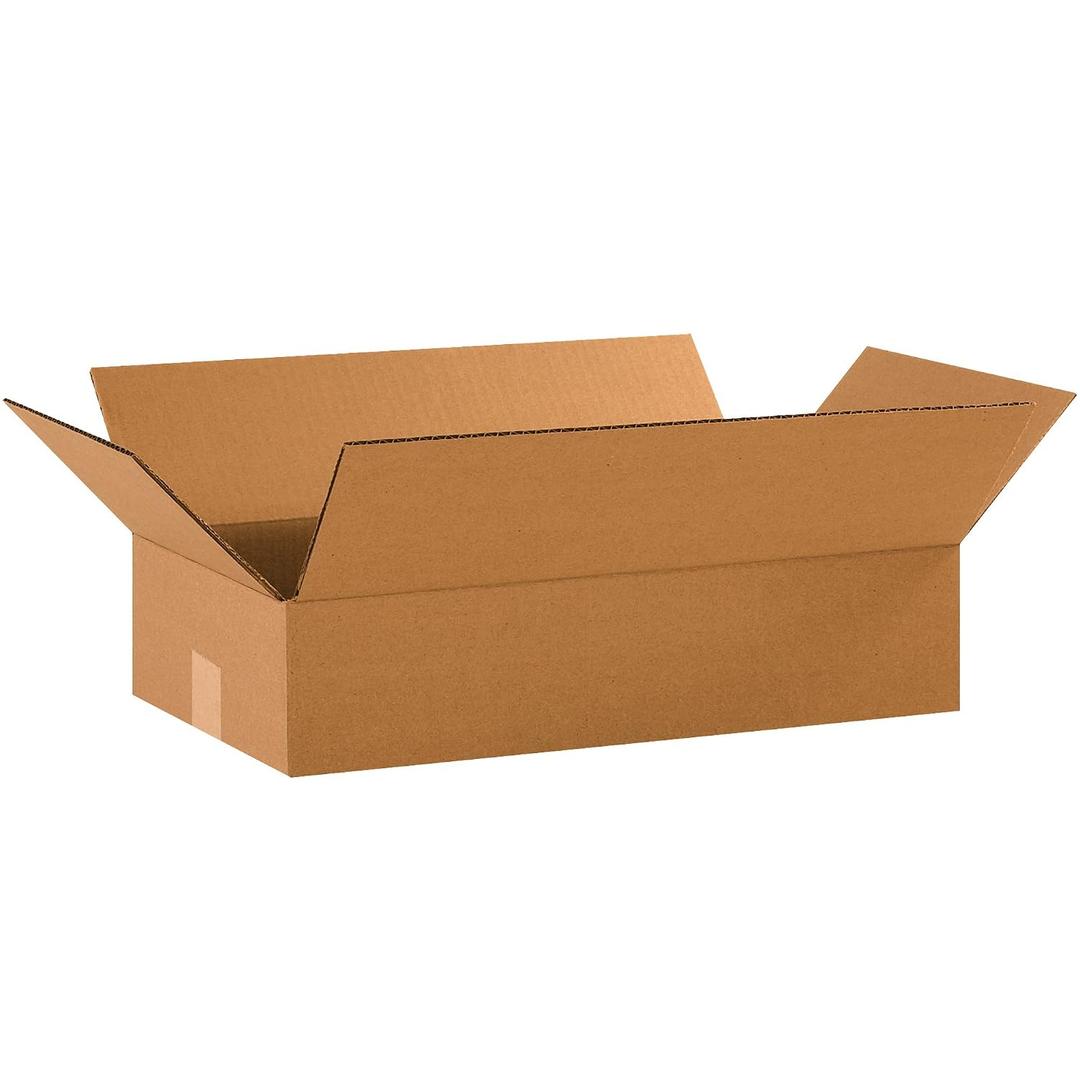 TAPE LOGIC 18 x 10 x 4 Corrugated Cardboard Boxes, Flat 18"L x 10"W x 4"H, Pack of 25 | Shipping, Packaging, Moving, Storage Box for Home or Business, Strong Wholesale Bulk Boxes