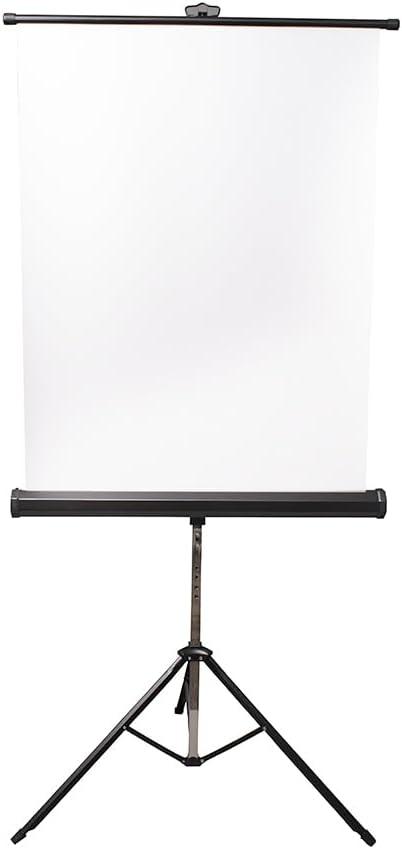 CFS Products Retractable White Photo ID Backdrop for Passport Photos (Free Standing) 96" W x 120" H