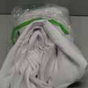 Surmente 2 Pack White Rectangle Tablecloth 90 x 132-inch Rectangular Polyester Table Cloth for Weddings, Banquets, or Restaurants