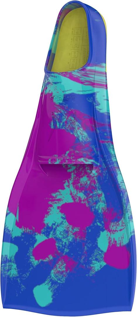 Speedo Unisex-Adult Swim Training Fins Rubber Long Blade 