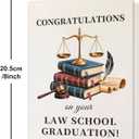 3 x Law School Graduation Card, 8×5.3 inches