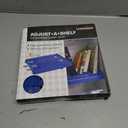 It's Academic LockerMate Adjust-A-Shelf Locker Shelf, Easy to Use, Extends to Fit Your Locker, Blue
