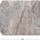 Creative Co-Op Long Marble Cutting Board, Buff, 12" x 8"