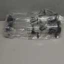 Kingsyard 2 Pack Tube Feeders with 6 Feeding Ports for Outdoors Hanging, Premium Hard Plastic Weatherproof & Steel Hanger, Attracting for Wild Birds (Black)