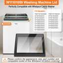 Upgraded W11101059 Washer Lid For Whirlpool Washing Machine Lid WTW8040DW4