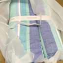 Levtex Home Laida Beach Bedding Set - 3Piece, Blue, Cotton, King Quilt & 2 Shams, Reversible, Coastal Stripe, Tropical Fish