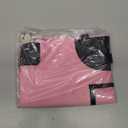 Fuyoooo Women Pink Money Bag with Lock and Handle, 19 W x 15 H Courier Bag Bank Bags with Zipper Metal Pop up Lock for Money, Coins, Currency, Checks & Documents