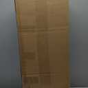 Brunswick Large, Steel, Post Mount Mailbox, Black with Brushed Nickel