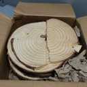 Rustic Wood Slices Set of (11) 7-8 inch Natural Wood Rounds, Woodland Decor, Shower and Event Decor (11)