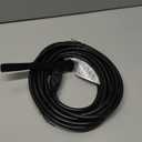 PLUGTUL Outdoor Extension Cord 25 FT Waterproof, 16/3 Gauge Black Heavy Duty 3 Prong Extension Cord, 13A 1625W SJTW, ETL Listed, Great for Garden and Home