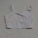 CRZ YOGA Womens Butterluxe Strappy Longline Sports Bra - Padded Criss Cross Yoga Workout Crop Tank Tops S