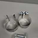 Exhaust Clamps Band Clamp 3" Lap Joint - Stainless Steel Lap Joint Exhaust Band Clamp with 1 Block 2Pcs for 3" Od to 3" Id Exhaust Pipe, Muffler, Elbow and Exhaust Tubing Connection(2 Pack)