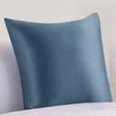 Matching Cushion Cover for Bed, Pillow Case Car Seat Cushion Case Pillowcase for Sofa Chair, Blue, 45x45cm Cushion Cover (no core)