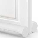 Comfyanno Under Door Draft Stopper - Bottom Door Gap Filler & Seal - Fits 30” to 36” Door, Block Cold Air, Noise, Sound, Wind, Bugs, Easy to Install, Double Side Block, No Adhesive, White