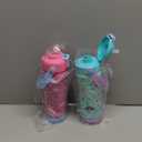 Kids Insulated Water Bottle with Pop-Open Straw & Spout 2-in-1 Lid, 18oz Leak Proof 18/8 Stainless Steel Vacuum Tumbler, BPA-Free Kids Cup For Travel School Boys Girls Toddler, Rainbow & Mermaid