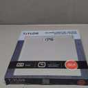 Taylor Digital Scales for Body Weight, 350 LB Capacity Bathroom Scale, 11.0 x 11.0 Inch Durable Glass Platform, Battery Powered, Easy to Read, Gray