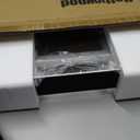 HNV 16"x12" Vanity Mirror with Lights, Hollywood Lighted Makeup Mirror with 10X Magnification, Smart Touch Control, 3 Color Dimmable LED, Square Frame Tabletop or Bathroom Dresser Mount (White)