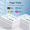 936 High Yield Ink Cartridges (4-Pack) Compatible for HP 936e XL | Works with : OfficeJet Pro 9110b, 9120b, 9130b OfficeJet Pro Wide Format 9720/9730 | Eligible for Instant Ink (4P BK/C/M/Y)