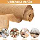 10 Pack Burlap Table Runners Rustic Table Runner Jute Farmhouse Fabric Party Centerpieces for Country Vintage Wedding Banquet Decoration, 12 x 71 Inch