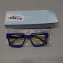 livho Oversized Eyewear Frame for Woman and Men - Rectangle Fashion Glasses for Computer, Chic Preppy Frame
