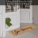 MAINEVENT Go Away Doormat 50x15 Inch, Large Welcome Mat for Front Door, Outdoor Coir Mat