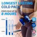 CryoMAX Cold Pack, Reusable, 8 Hour Cold Therapy Ice Pack, Small, 6"x 6" (Pack of 2)