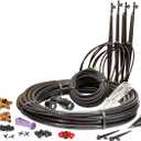 Rain Bird LNDDRIPKIT Drip Irrigation Landscape/Garden Watering Kit with Drippers, Micro-Bubblers, Micro-Sprays