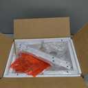 White 5 Tier Wall Shelf Unit for Shoes Display, Lack Wall Bookshelf for Bedroom, Vertical Tiered Floating Book Shelves for Office Living Room Bathroom Vanity Kitchen Closet Purses Bags