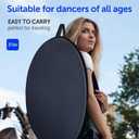31inch Portable Dance Floor, Tap Dance Floor, Ballet Training Equipment Ideal for Figure Skating Practice Mat,Jazz,Tap Board,Turning Board and Party Dancing for All Ages with Travel Backpack, Large