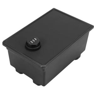 X AUTOHAUX Center Console Organizer Safe Box for Toyota RAV4 2019 2020 2021 Console Vault Box Console Lock Box Security Black 8.07inchx5.24inchx4.33inch