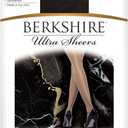 Berkshire - 4415 Solid Pattern Women's Ultra Sheer Control Top Sandalfoot Pantyhose – 15 Denier Nylon and Spandex Tights