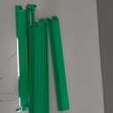 4 Pcs 18.7 Inch Green Acrylic Mahjong Tile Racks with Pushers for Game Night American Mahjong Racks Tile Set for Mah Jong Lovers and Beginners