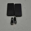 [2 Pack]Portable Charger Power Bank 10000mAh,Ultra Slim Portable Phone Charger with USB C Input & 2 Output Backup Charging External Battery Pack Compatible with iPhone 16/15/14/13/12,Android Phone etc