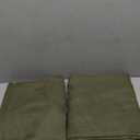 MIULEE Light Olive Green Linen Curtains 84 Inch Length 2 Panels for Bedroom Living Room, Soft Linen Textured Natural Window Drapes Semi Sheer Light Filtering Back Tab Rod Pocket Burlap Look Decor