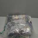 Artoid Mode Xmas Trees Deer Snowflakes Christmas Kitchen Mats Set of 2, Winter Home Decor Low-Profile Kitchen Rugs for Floor - 24x35 and 24x59 Inch (Green)