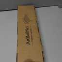 17 Inch Heavy Duty Fireplace Grate, Small Fire Wood Log Burning Rack Holder with 6 Support Bars for Indoor Outdoor Fire Place Accessories, Wrought Iron Firewood Stove Insert, Black